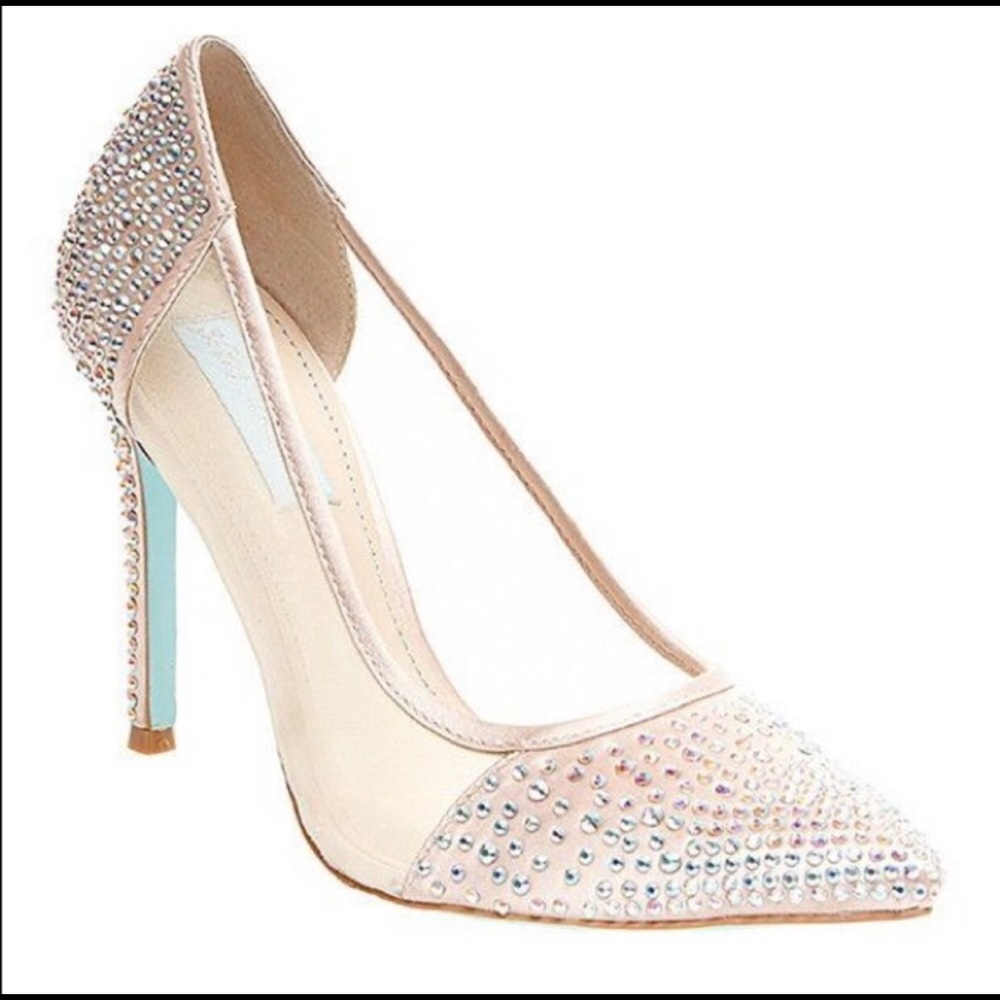 Betsey Johnson Crystal Shoes
